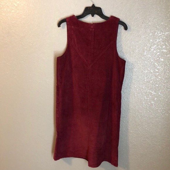 Red cord dress - Picture 3 of 4